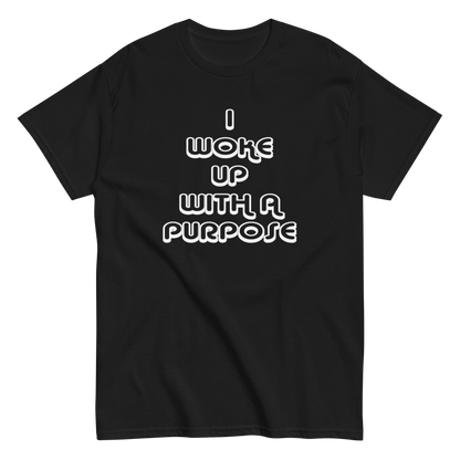 I Woke Up Tee (Black/White)