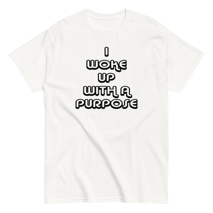 I Woke Up Tee (White/Black)